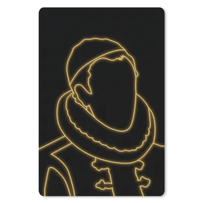 Produktbild von MuchoWow® Mauspad Mousepad Wilhelm von Oranien - Adriaen Thomasz - Gold 18x27 cm - Mousepads - Maus Mat - Pad - Mausunterlage