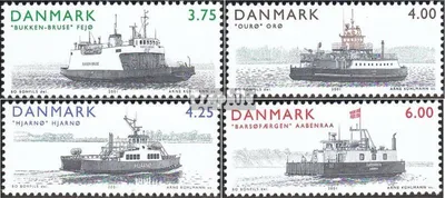 Produktbild von Briefmarken Dänemark 2001 Mi 1291-1294 (kompl.Ausg.) postfrisch Inselfähren