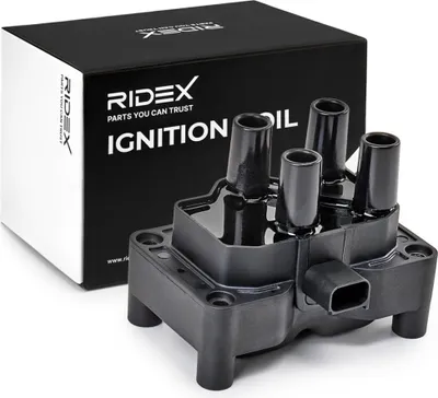 Produktbild von RIDEX 689C0022 Zündspule für FORD Fiesta Mk6 Schrägheck (JA8, JR8) FOCUS III Turnier Fiesta Mk5 Schrägheck (JH1, JD1, JH3, JD3) MONDEO IV Turnier
