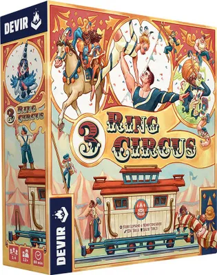 Produktbild von Devir 3 Ring Circus Brettspiel Mehrfarbig  Mehrfarbig One Size