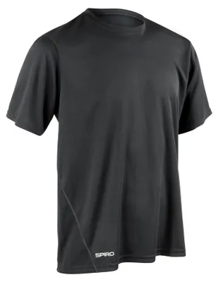 Produktbild von Spiro - T-Shirt für Herren  kurzärmlig FK1569 (M) (Schwarz)