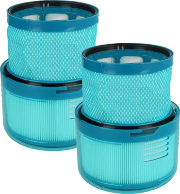 Produktbild von vhbw 2x Staubsaugerfilter Ersatz für Dyson 972352-01 für Staubsauger - Abluftfilter Weiß