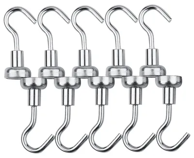 Produktbild von 10er-Set robuste Magnethaken für den Innenbereich, 16 mm