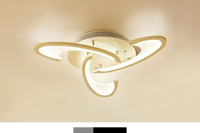 Produktbild von 2127white-3 Ø 65 cm 59W  LED Deckenleuchte mit Fernbedienung Lichtfarbe/ Helligkeit einstellbar dimmbar LED Deckenlampe