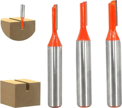 Produktbild von Hohlkehlfräser Set, 3-teilig, 3-5 mm, 8 mm Schaft, für Holzbearbeitung
