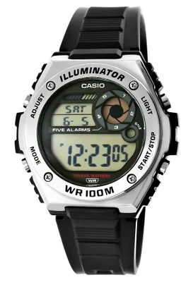 Zdjęcie produktu dla Casio MWD-100H-1AVEF, Wodoodporny, Kwarc