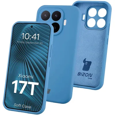 Produktbild von Silikon Handyhülle für Xiaomi 17T, Bizon Soft Case, Blau