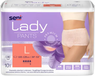 Image de Seni Lady Pants Large - 1 paquet de 10 protections