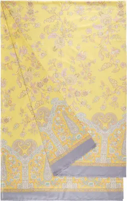 Zdjęcie produktu dla Bassetti bawełniany fular INDIAN ROSES kolor Y1 LIMONE rozmiar 270x270
