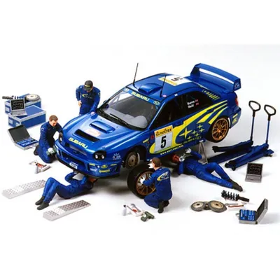 Immagine prodotto di Set di figure Tamiya in scala 1:24 Rally Mechanic (5)