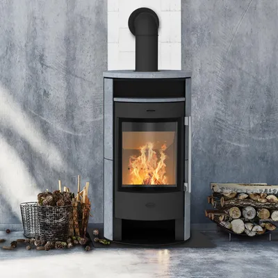 Produktbild von Fireplace Durango Kaminofen Stahl Schwarz | Speckstein