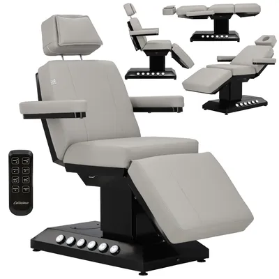Immagine prodotto di Poltrona estetica elettrica per salone di bellezza pedicure regolazione controllo a pedale + telecomando 3 attuatori Bologna