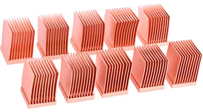 Produktbild von Alphacool GPU RAM Copper Heatsinks 10x10mm, Kühlkörper, (10 Stück)