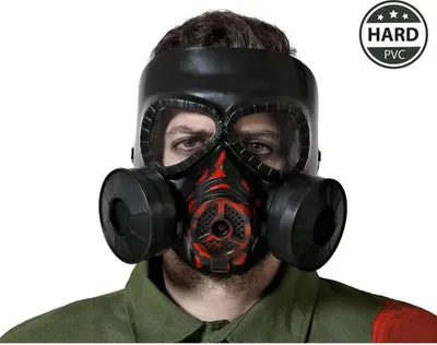 Image de Atosa Masque d'Halloween Noir Noir One Size
