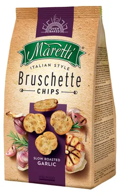 Image de Maretti Bruschette Chips ail grillé lent 150g