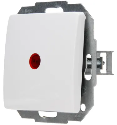 Produktbild von Kopp 651693084, Tasten, Rot, Weiß, 3 Stück(e), 250 V, 10 A