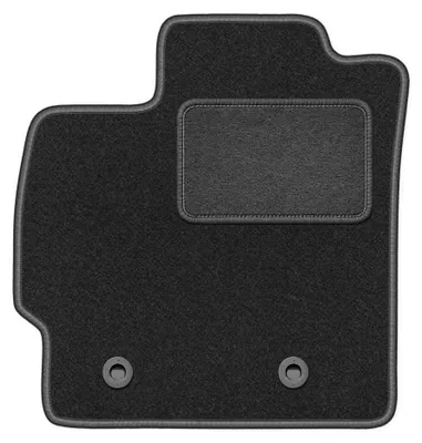 Produktbild von Fahrermatte Velours für Toyota Prius III 2009-2011 (Schrägheck) – 1-tlg, Graphit, passgenau – Wielganizator LUX