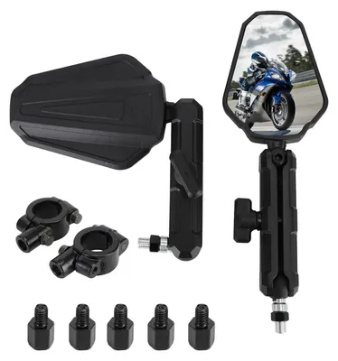Immagine prodotto di Specchietti retrovisori pieghevoli per motociclette e scooter