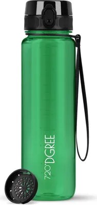 Image de Gourde uberBottle crystalClear avec filtre, 1 000 ml / Vert forêt / 720DGREE