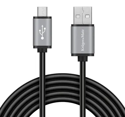 Productafbeelding van Kruger&Matz KM1235 USB A-naar-micro-USB-kabel, 1 m, Basic