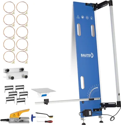 Produktbild von BAUTEC Styroporschneider » GAZELLE 2.1 » Tischgerät mit Standnoppen » 200 W / 1.300mm » 10 Schneidedrähte, 6 Styrogrips