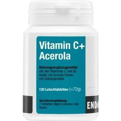 Produktbild von VITAMIN C+ACEROLA Lutschtabletten 120 St.