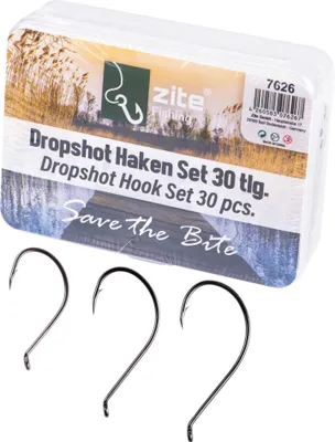 Produktbild von Zite Fishing Dropshot Haken Set 30 tlg.