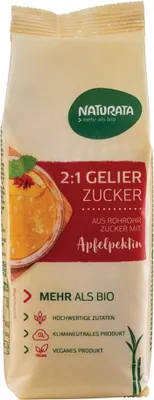 Image de sucre gélifiant 2:1 - sucre de canne brut & pectine de pomme 500g