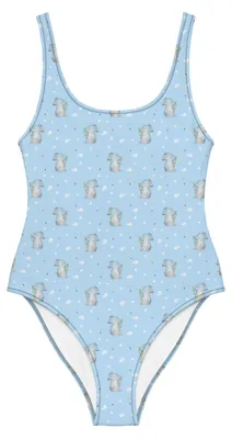 Produktbild von Mr. & Mrs. Panda Badeanzug Elefant Seifenblasen Größe XL - Blau - Geschenk, Damen-Badeanzug, Shape-Badeanzug, Bademode, Elefanten, Liebesspruch, Liebe, Schwimmanzug