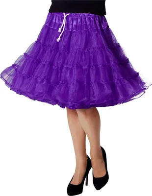 Produktbild von Petticoat/Onderrok/Tutu Deluxe Paars (one size)
