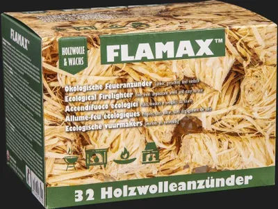 Produktbild von Flamax 32 Holzwolleanzünder Holzwolle & Wachs