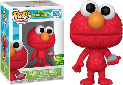 Zdjęcie produktu dla Funko POP Sesame Street 1526 Elmo with Rocco Summer Convention 2028