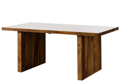 Image de MASSIVMOEBEL24 | Table à manger 180x90 Palissandre laqué Noisette DUKE #102