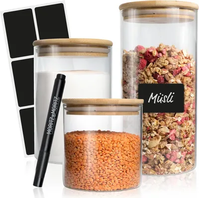 Produktbild von Moritz & Moritz Vorratsgläser Set 3tlg