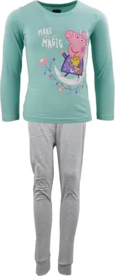 Produktbild von Peppa Pig Kinder Schlafanzug Pyjama lang – Blau / 92