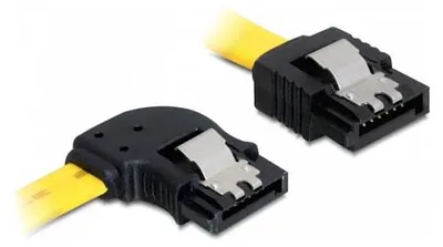 Produktbild von DeLOCK 0.7m SATA M/M, 0,7 m, Männlich/Männlich, Gelb
