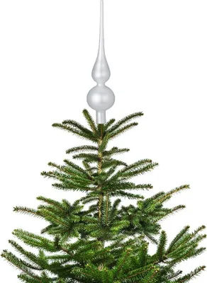 Produktbild von Christbaumspitze 26cm Just White Weiss Matt