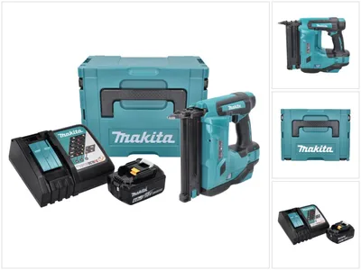 Immagine prodotto di Makita DBN 500 RG1J 18 V Chiodatrice a batteria - 15-50 mm + 1x Batteria 6,0 Ah + Caricabatterie + Makpac