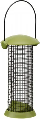 Produktbild von Meuwissen Agro Nusssilo - Smart Twist Top - grun/schwarz - Metall - 11 x 20 cm - Vogelfutterhaus