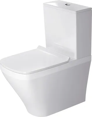 Produktbild von Duravit Stand-WC-Kombination DURASTYLE tief, 370 x 630 mm, Abgang Vario weiß