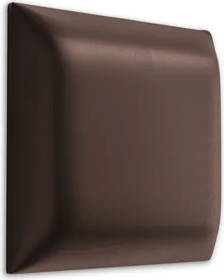 Immagine prodotto di Pannello imbottito da parete in ecopelle WALL PILLOWS testata letto tappezzeria da parete marrone 50 cm x 50 cm
