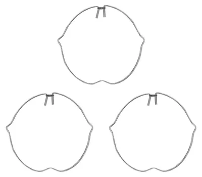 Productafbeelding van Veerring voor Inbouwspots - 50MM - set van 3 stuks