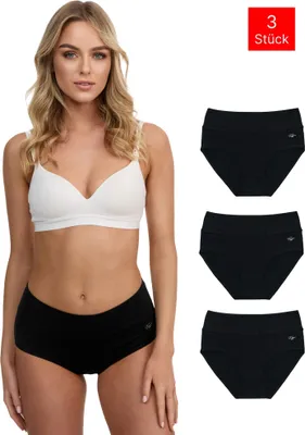 Produktbild von Tazzio Damen Slip 3er-Pack F920 (Schwarz, L)