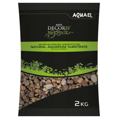 A bag of natural aquarium substrate.