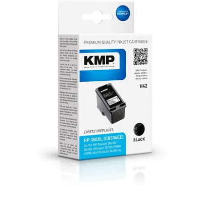 Produktbild von KMP H42 Tintenpatrone schwarz komp. mit HP CB336EE  Nr. 350 XL