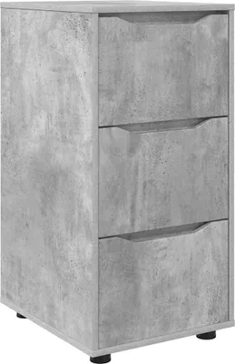 Obrázek produktu pro Úložná skříňka Betonově šedá 40 x 48 x 81 cm kompozitní dřevo