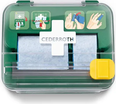 Zdjęcie produktu dla CEDERROTH 510004108 Dozownik gipsu CEDERROTH "Miękki bandaż piankowy 2 w 1"