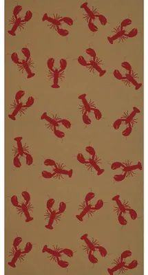 Kraftpapier-Tischrolle mit Krebs-Print, 24" x 50', für Partys