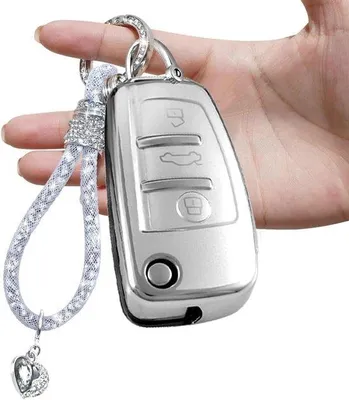 Obrázek produktu pro Pouzdro na klíče pro 3tlačítkové dálkové ovládání, kůže, autopříslušenství