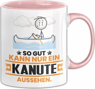 Produktbild von Kanute Geschenk Tasse So Gut Kann Nur Ein Kanute Aussehen Geschenkidee Kaffee-Becher (Rosa)